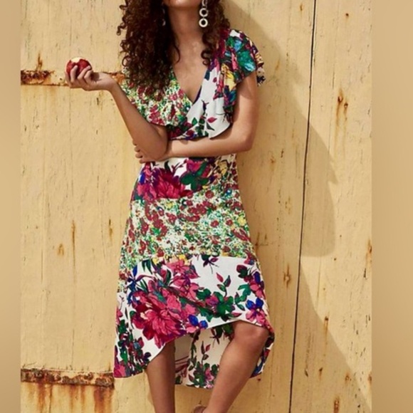 Anthropologie X Tracy Reese Ennis Floral Dress - Picture 2 of 9
